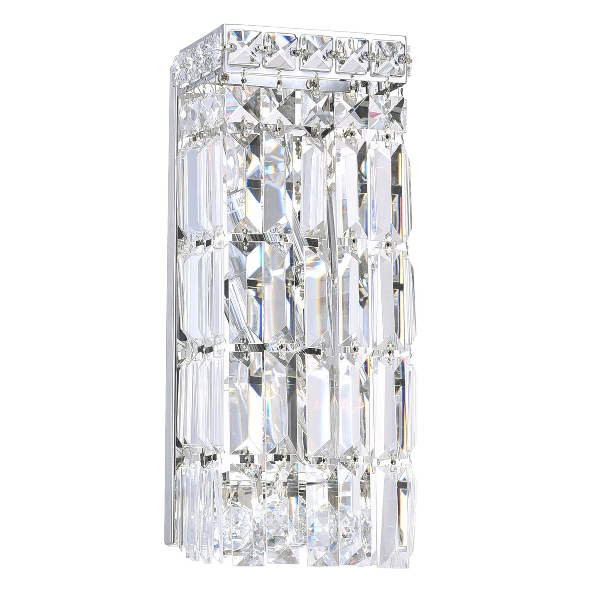 CWI Lighting Colosseum Bathroom Sconce, Chrome
