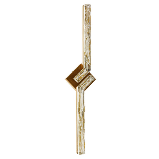 CWI Lighting Contour Integrated LED 33in Brass Vanity Light