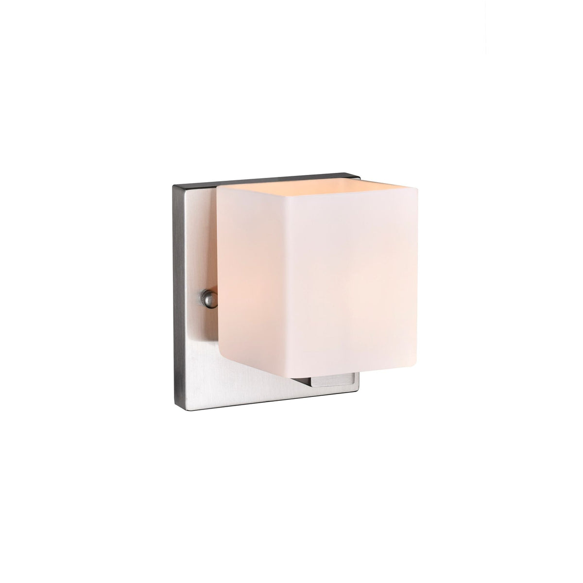 CWI Lighting Cristini 1-Light Nickel Bathroom Sconce