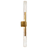CWI Lighting Curva Integrated LED 36in Brass Vanity Light image 2