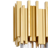 CWI Lighting Deco 3-Light Medallion Gold Vanity Light image 3