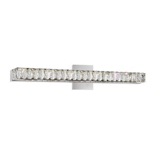 CWI Lighting Milan LED Vanity Light, Chrome, 24-in