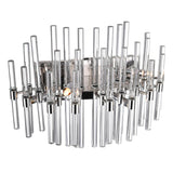 CWI Lighting Miroir 4-Light Nickel Vanity Light