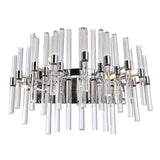 CWI Lighting Miroir 4-Light Nickel Vanity Light image 2