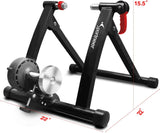 Bike Trainer Stand Indoor Riding - Sportneer Magnetic Stationary Bicycle Exercise Stand with Noise Reduction Wheel, 6 Resistance Adjustable image 3