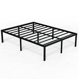 EMODA Queen Bed Frame No Box Spring Needed 18 Inch Heavy Duty Metal Tall Platform Bed Frame image 4