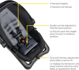 Infant Car Seat, 4 Positions, Black image 2