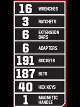Craftsman 450-Piece Mechanics Set, Ratchet Socket Hand Wrench image 3