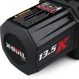 13,500-pound load capacity electric winch - 12-volt DC power supply, suitable for off-road trailer towing, dual-function wireless remote control image 4