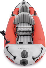 Excursion Pro Inflatable Kayak Set and Accessory Kit, Air Pump, and Carry Bag for Lakes and Rivers image 4