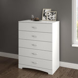 Furniture Step One 5-Drawer Chest, Pure White. image 3