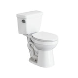 Danze 2-Piece Round Toilet Bowl with Soft Close, White, 4.8-L, Single Flush