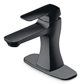 Danze Aztek Single Handle 4-in Centreset Bathroom Sink Faucet with Pop-up Drain, Matte Black image 2