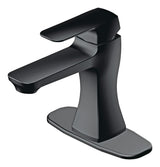 Danze Aztek Single Handle 4-in Centreset Bathroom Sink Faucet with Pop-up Drain, Matte Black image 3