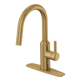 Danze Colby Single-Handle Pull-Down Kitchen Faucet, Brushed Bronze