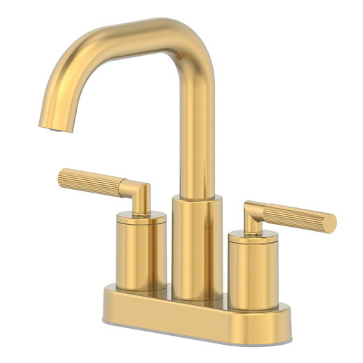 Danze Dorian 2-Handle 4-in Centreset Lavatory/Bathroom Sink Faucet, Brushed Gold