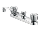 Danze Double Handle Metal Kitchen Faucet, Chrome