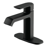 Danze Karter 1-Handle Lavatory/Bathroom Sink Faucet, Lead-Free, Matte Black
