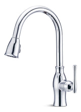 Danze Lisa Single-Handle Pull-Down Kitchen Faucet, Chrome