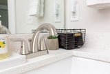 Danze Plymouth Double Handle 4-in Centreset Bathroom Sink Faucet with Pop-Up Drain, Brushed Nickel image 3