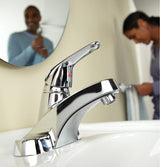 Danze Renovate Single Handle Bathroom Sink Faucet, 4-in Centerset, Chrome image 7