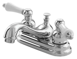 Danze Sheridan Double Handle 4-in Centreset Bathroom Sink Faucet with Pop-Up Drain, Chrome