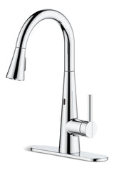 Danze Tronus Dual-Sensor 1-Handle Pull Down Sprayhead Kitchen Faucet, Various Finishes