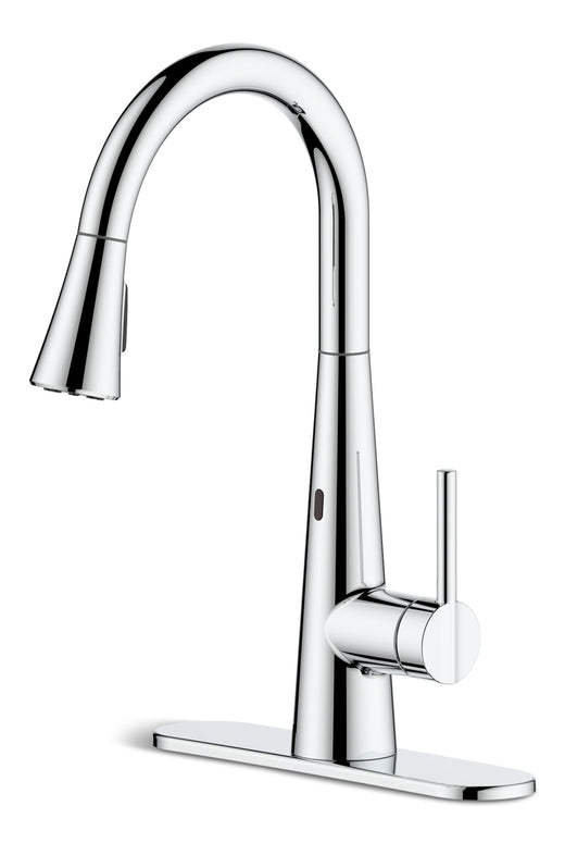 Danze Tronus Dual-Sensor 1-Handle Pull Down Sprayhead Kitchen Faucet, Various Finishes