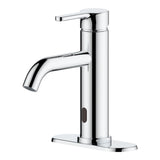 Danze Tronus Touchless Single Control Lavatory/Bathroom Sink Faucet, 4-in Centerset, Chrome