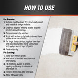 DAP Plaster Of Paris Professional Dry Mix Plaster For Indoor Wall & Ceiling Repairs, 1.8-kg image 2