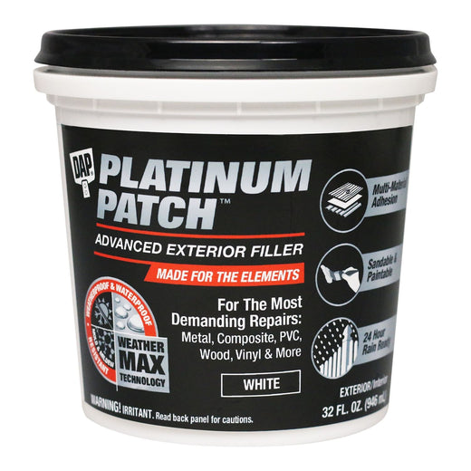 DAP Platinum Patch Advanced Exterior Filler, 946-ml