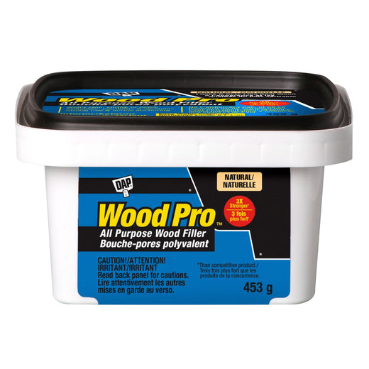 DAP WOODPRO All Purpose Wood Filler, Natural, 453-g