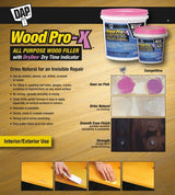 DAP WoodPro-X With DryDex, 453-g, Wood Filler image 2