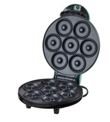 Dash Express Mini Compact Electric Donut Maker, Non-Stick Surface, Aqua image 2
