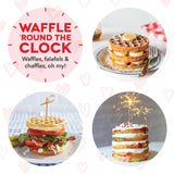 Dash Heart Compact Mini, Non-Stick Waffle Maker, Red image 7