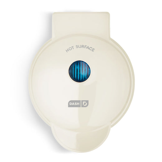 Dash Mini Ceramic Waffle Maker, Beige