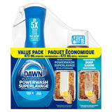 Dawn Platinum Powerwash Dish Spray, Fresh Scent Bundle, 1 Starter-Kit