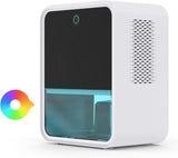 Bedroom Dehumidifier 2.2L Water Tank with Hygrometer RGB LED Light
