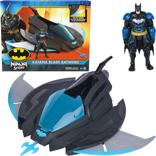 DC Batman Ninja Srike Katana Blade Batwing and 6-in Action Figure, Ages 3+
