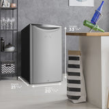 Danby 4.4 cu. ft. Retro Compact Fridge in Iridium Silver (DAR044A6DDB) image 6