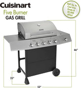 Cuisinart CGG-8500 Side Five Burner Gas Grill image 2