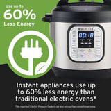 Instant Pot Duo 6 Qt Electric Pressure Cooker 7 In 1 with Easy Release Steam Switch image 4