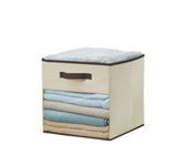 Decomomo Collapsible Transparent Front Cube, 11-in, 6-pk, Beige