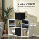 Decomomo Collapsible Transparent Front Cube, 11-in, 6-pk, Black image 5