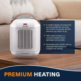 De'Longhi HFX30C15WCA Capsule Ceramic Fan Heater, White image 4