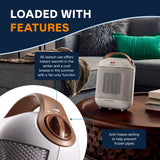 De'Longhi HFX30C15WCA Capsule Ceramic Fan Heater, White image 7