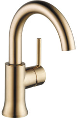 Delta 1-Handle High-Arc Lavatory Faucet, Champagne Bronze image 3