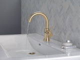 Delta 1-Handle High-Arc Lavatory Faucet, Champagne Bronze image 6