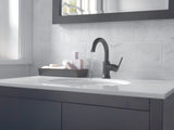 Delta 1-Handle Lavatory Faucet with Diamond Seal Technology, Matte Black image 3