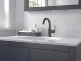 Delta 1-Handle Lavatory Faucet with Diamond Seal Technology, Matte Black image 4